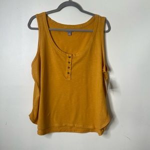 Falls Creek yellow tank top Size XL